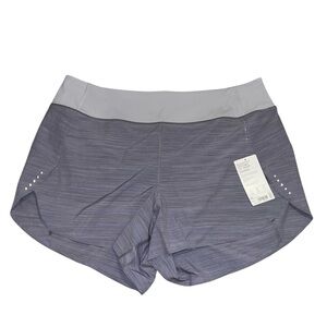 ATHLETA Run With It Textured 3.5" Short Tempest Violet Sz 2X NWT